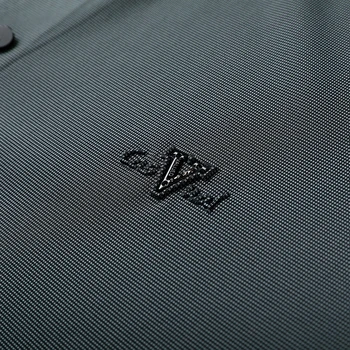 Antumn Dugi Rukav Tanke Majice Polo za Muškarce, Moda jednobojnu Business Casual Majica Polo Ured Socijalne Rever Top Muška Odjeća