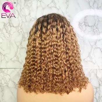 Eva Hair 13x6 Ombre Lace Front Human Hair Perika Pre Сорванные Vala Vode Teen Perika Fronta Čipke S Kosom Baby Brazilski Remy Kosa