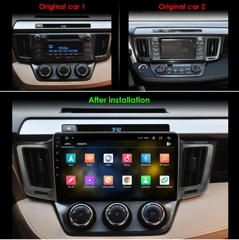4 GB Ram-a, Android 10 Auto Player za Toyota RAV4 2006-2011 GPS Radio Stereo Navi Mediji Octa Core 4 G LTE, Wi Fi DSP Carplay