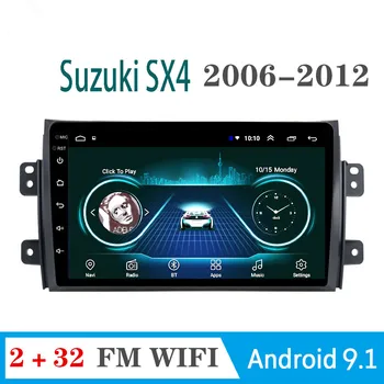 2.5 D IPS Ekran Auto-Radio Player Za Suzuki SX4 2006 2007 2008 -2011 2012 2Din Android 9.1 Mediji GPS DVD Player Navigacija
