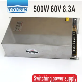 500W 60V 8.3 A 220V INPUT Single Output Switching power supply for LED Strip svjetlo AC to DC