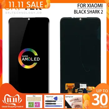 Novi 6,39 Za Xiaomi Black Black Shark 2 LCD Zaslon osjetljiv na Dodir Glass Digitalizator Skupština Rezervni Dijelovi Za BlackShark 2 LCD Zaslon