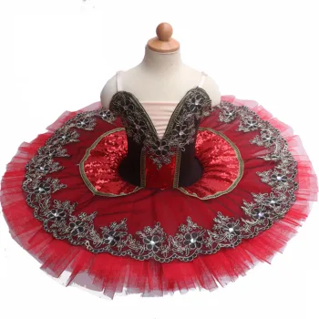 Nova crno - crvena dječje pro сценическая suknja-svežanj kostim za odrasle tvrd pređe suknja-svežanj odijelo