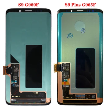 Originalni AMOLED G960 LCD Za Samsung S9 Plus G965F LCD Zaslon Osjetljiv na Dodir S Okvirom Digitizer Assembly SM-G960 G965F LCD