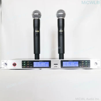 Profesionalni Metal SM58 Ručni UHF Bežični Mikrofon System Outdoor Stage Performance Karaoke Mic Microfone Sets