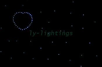 Svjetlucanje zvijezda optičkih vlakana svjetla DIY optičkih vlakana stropna svjetiljka RGBW multi-mode noćno svjetlo Božić i Novu godinu ukras