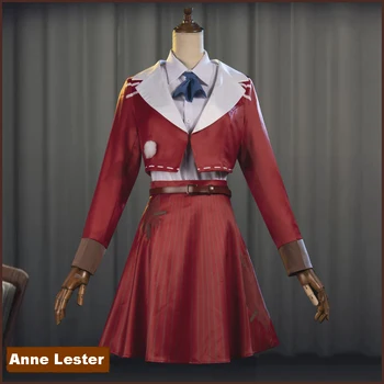 Game Identity V Cosplay Odijela Survivor Toy Merchant Anne Lester Cosplay Odijelo Uniforma Odijevanje Haljina Nosi Odjeću Crvena