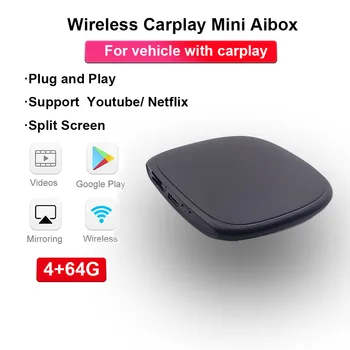 Bežični Carplay Ai Box Carplay Android Box Auto Media Player Plug and Play za Audio Navigacija Volkswagen Toyota i Kia