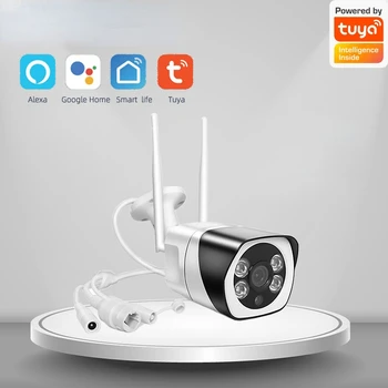 Tuya New 1080P IP Camera Wifi HD Outdoor Infrared Night Vision Security Camera Two Way Audio Wireless Video Surveillance Camera