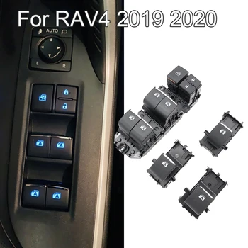- Lit Led Prekidač Napajanja Prozore, Vrata + Kit Svežnja za Toyota RAV4 2019 2020 Lijevi Glavni Prekidač Svjetla za Vožnju