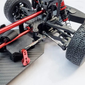 Carbon Fiber 4WD 1/10 Touring Car On-Road RC Drift Car Chassis Frame Kit with Car Shell