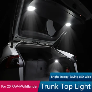 QHCP Prtljažniku Automobila dugo Svjetlo LED Tereta krovni Nosač krovni Nosač Lampe Visoke Svjetline Široko Područje Za Toyota RAV4 2020 Pribor
