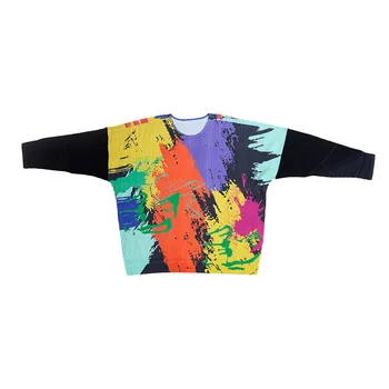 Gospodo kvalitetne nabrane košulje 2021 Novi Dugi Rukav japanske ulične mode Boja Grafita Svakodnevne Besplatne Majice Y4884