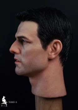 1/6 TG003 A/B Tom Cruise Head Sculpt Carving Model Fit 12 inch Male Action Figure Body Na Lageru