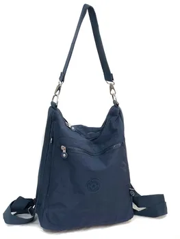 Lady krinkıl tkanina naslon i rukav veličine torbe 37 см34 cm, TAMNO plava
