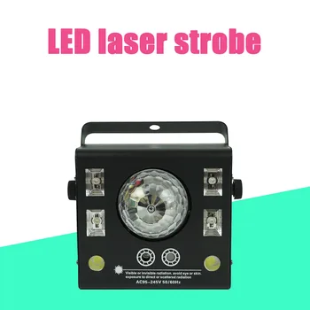 LED Laser Strobe UV 4in1 DMX512 Stage Effect Svjetla Good For DJ Disco Birthday Parties Wedding/Christmas Clubs And Bar
