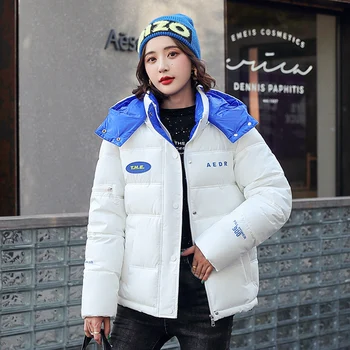 Утолщенная 2021 jesen/zima novi stil pamučna jakna ženska koreanska verzija slobodne krušnim odjeće zapadni stil smanjenje dobi