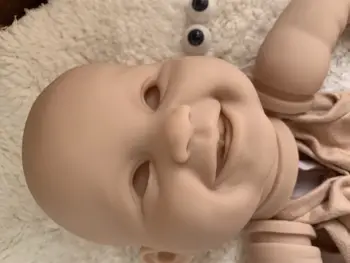 NPK 55 cm Lutka Kalup nasmijano lice bebe Reborn Prototip Doll Kit baby toddler Doll Parts silikonska lutka Kalup