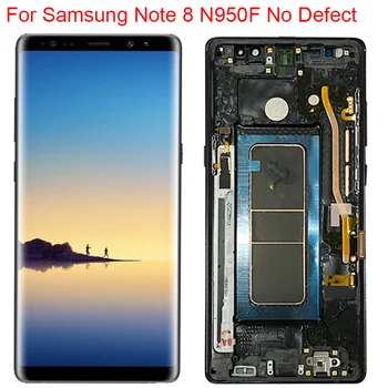 Potpuno Novi i Originalni N950F LCD Za Samsung Galaxy Note 8 Zaslon S Okvirom Super AMOLED Note 8 SM-N950A N950U LCD Zaslon osjetljiv na dodir