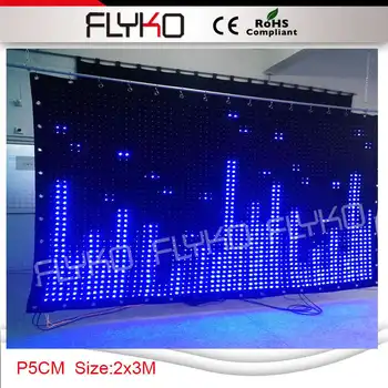 LED live show background stage light curtain P5