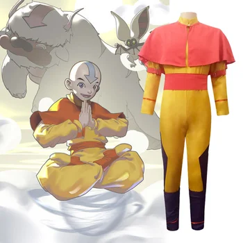 Odrasla Anime Avatar Je Posljednji Pagat Zraka Avatar Аанг Cosplay Odijelo Odjeću Halloween Карнавальный Odijelo